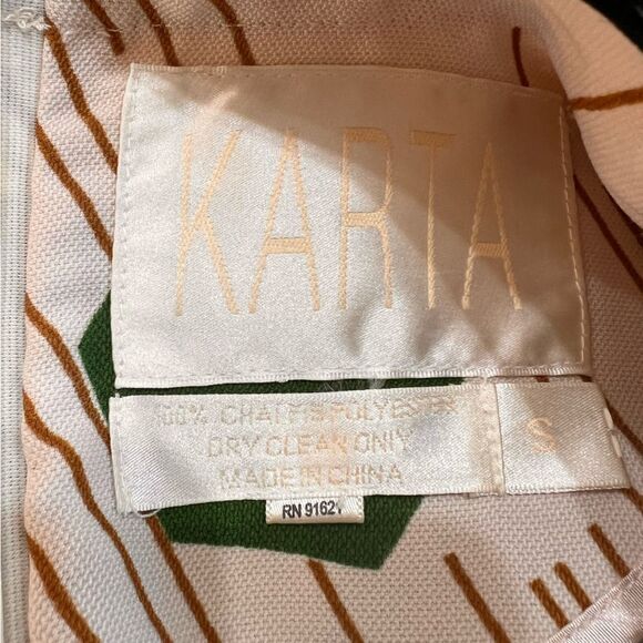 Karta Anthropologie 60s Mod Geometric Jeweled Mini Shift Dress Retro Size S. - Picture 7 of 9